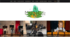 Desktop Screenshot of musicofoz.com